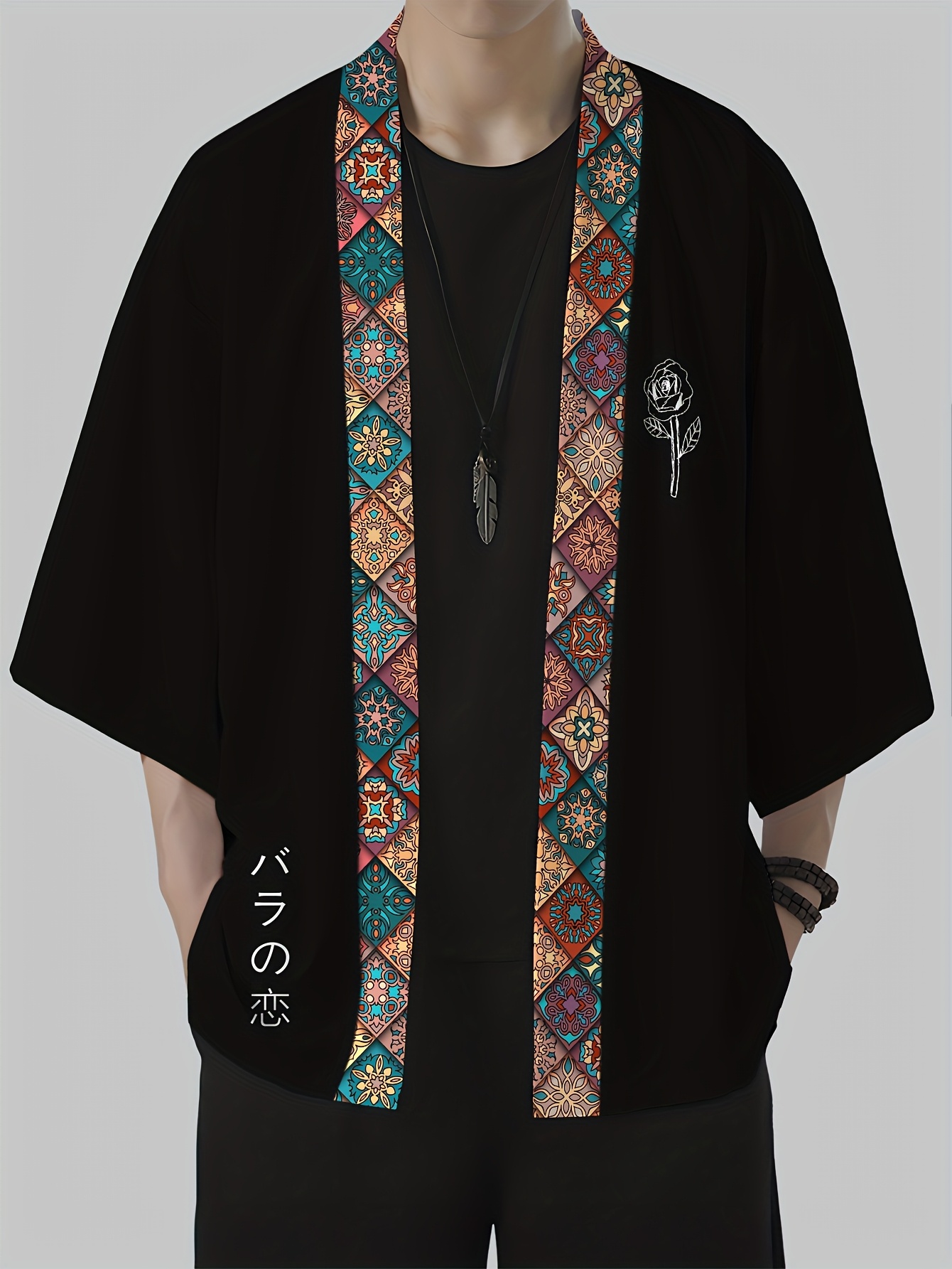 Summer Clothing Design - 2026 Yaz Erkek Kimono 3D Baskılı