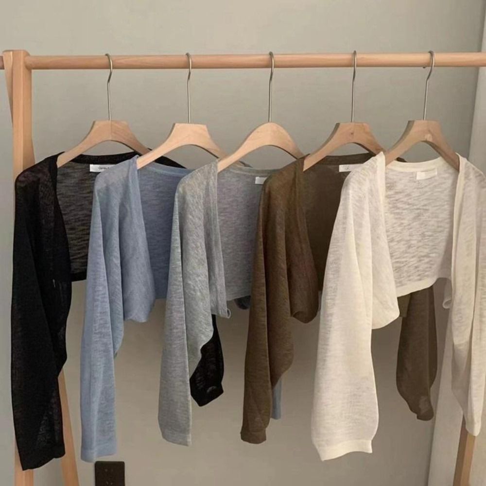 Summer Clothing Design - Yeni İnce Güneş Koruyucu Hırka Fırfır