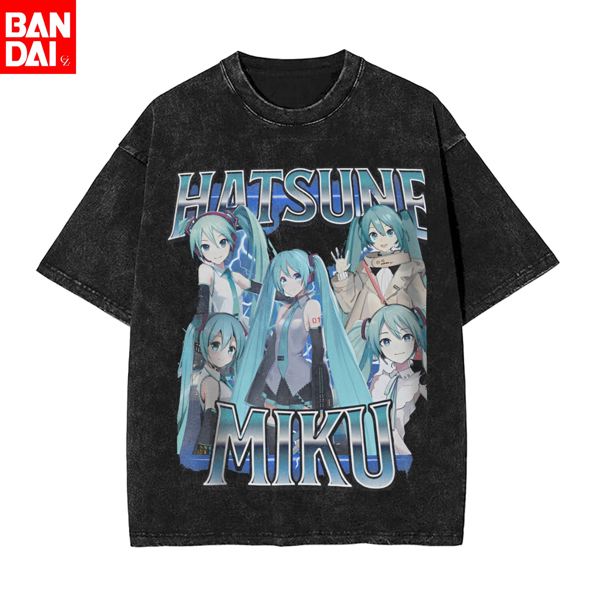 Vintage Summer Clothing Men - Yaz 2026 Japon Anime Hatsune Miku