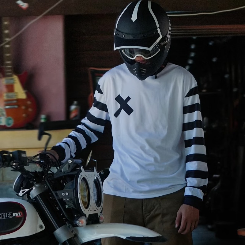 Summer Clothing Motorcycle - Yazlık Beyaz Motosiklet Off-Road Sürüş Kıyafeti,