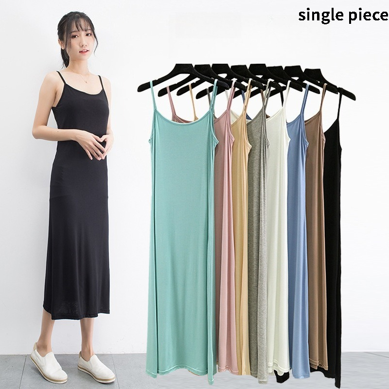 Summer Clothing Styles - Kadınlar için Modal Kaşkorse Yelek Elbise