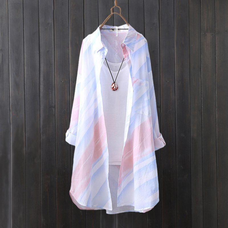 Summer Clothing Design - Şifon Gömlek Kadın Yaz Orta Boy
