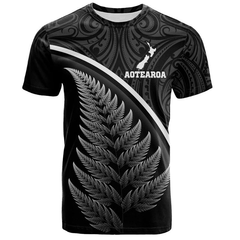 Summer Clothing Nz - Moda 3D baskı yeni zelanda Maori