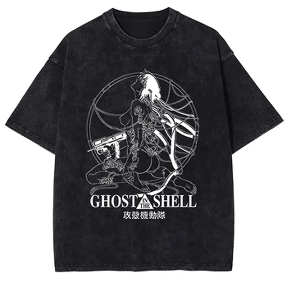 Vintage Summer Clothing Men - Ghost in the Shell Manga Grafik