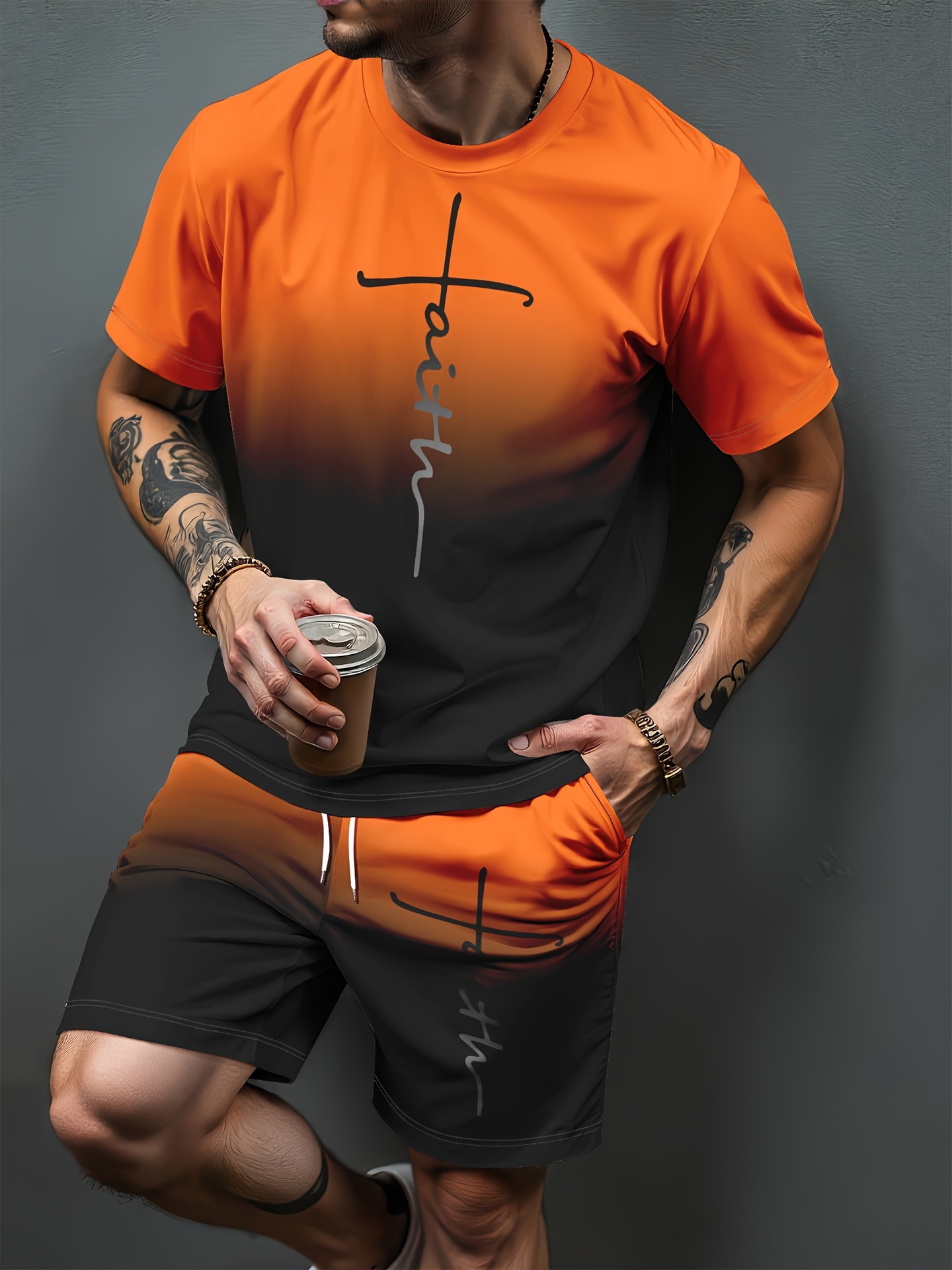 Degrade Mektup Desen 3D Baskı  - Summer Clothing Styles incelemesi ve fiyatı