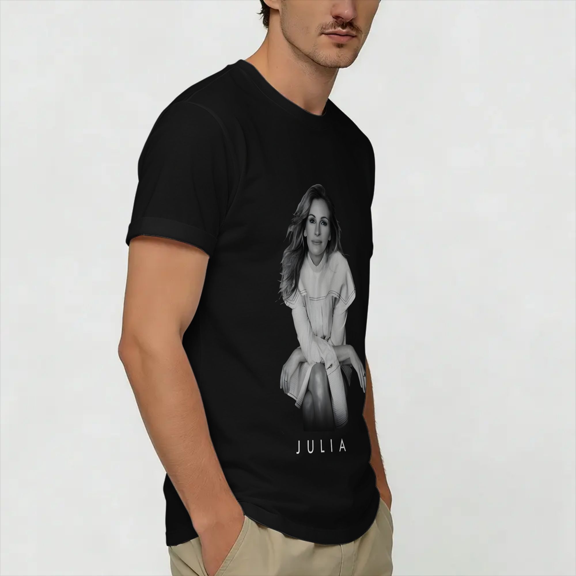 Julia Roberts Saf Pamuklu Tişö - Summer Roberts Clothing incelemesi ve fiyatı