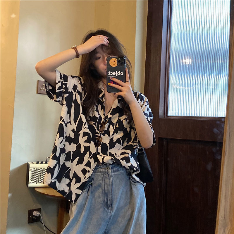 Yaz Yeni Baskı Gevşek Gömlek Ü - Summer Clothing For Teens incelemesi ve fiyatı