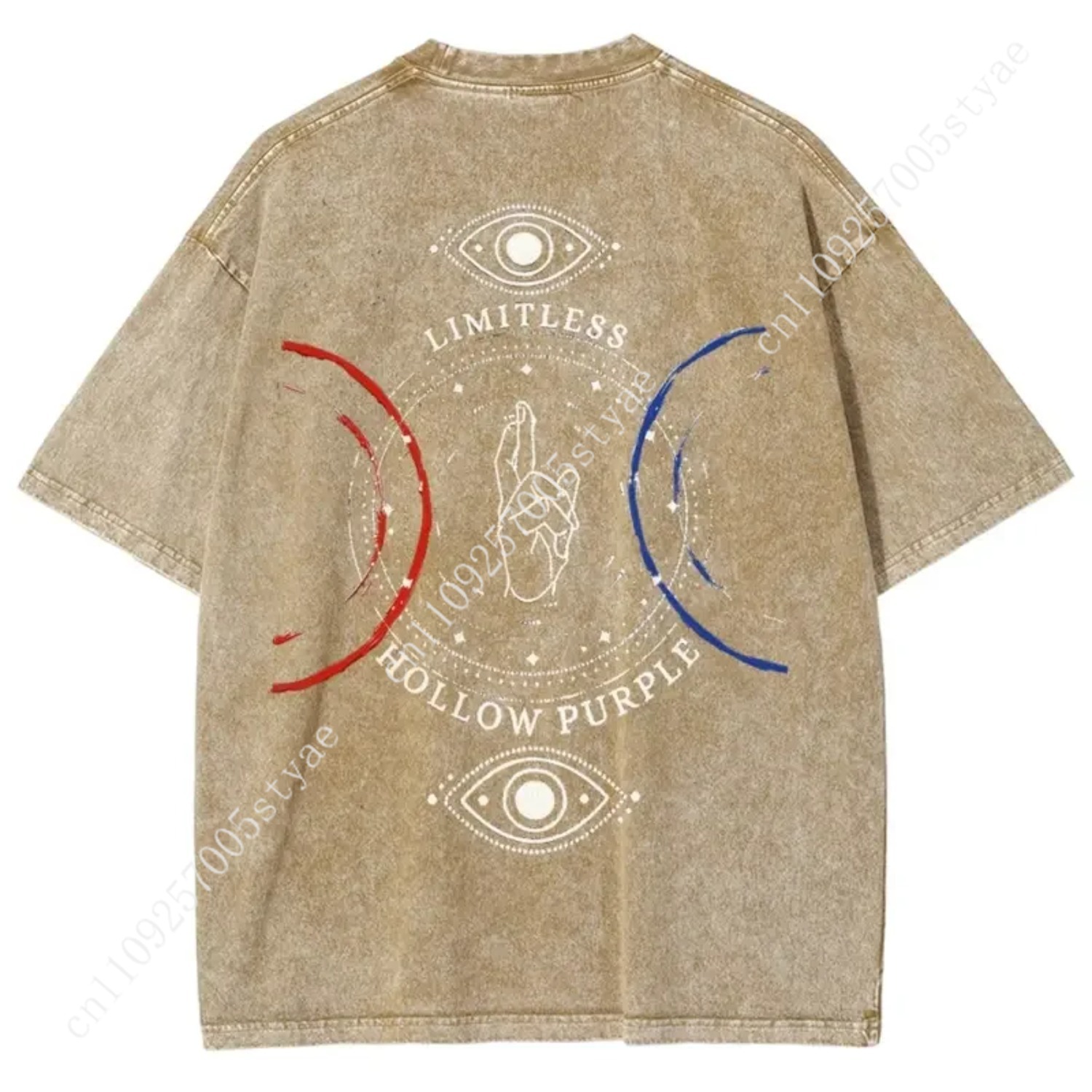 Anime Gojo Satoru Baskılı Tişö - Vintage Summer Clothing Men incelemesi ve fiyatı