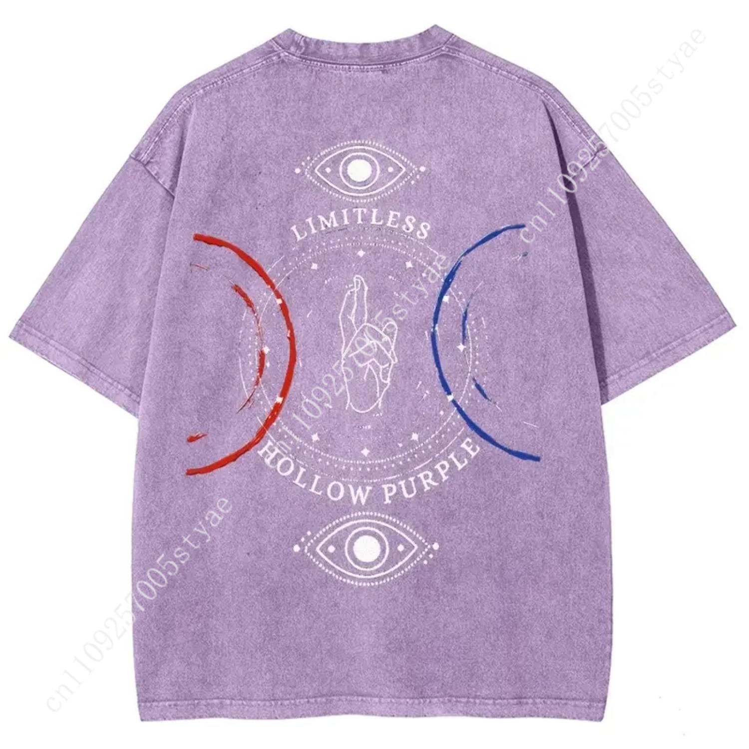Anime Gojo Satoru Baskılı Tişö - Vintage Summer Clothing Men incelemesi ve fiyatı