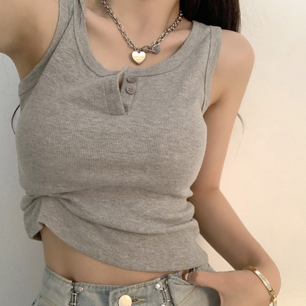 Kadınlar için Tank Top Nervürl - Summer Clothing Teens incelemesi ve fiyatı