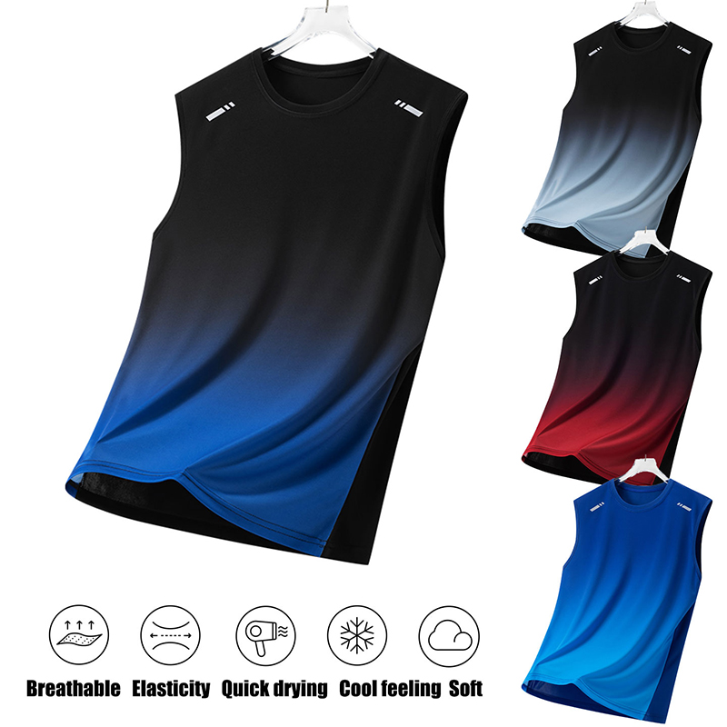 Erkekler Degrade Spor Yelek Ha - Summer Clothing For Teens incelemesi ve fiyatı