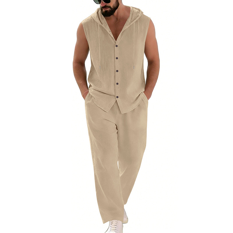 Erkek Günlük Keten Takım Elbis - Summer Clothing Sets Men incelemesi ve fiyatı