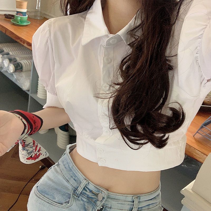 Kore Yaz Puf kollu Beyaz Gömle - Summer Clothing For Teens incelemesi ve fiyatı