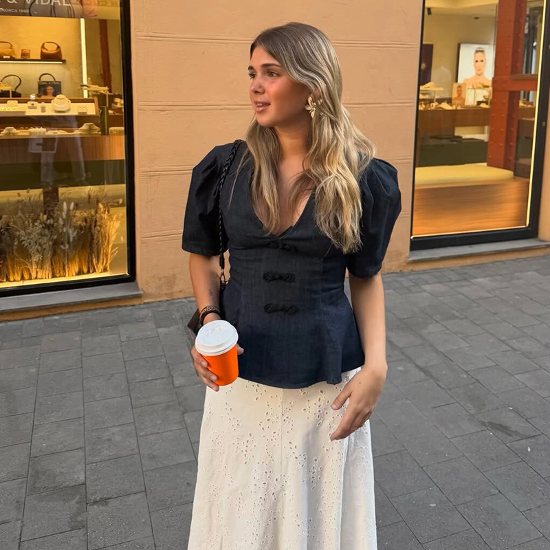 Kot Kadın Gömlekleri Bluz 2026 - Summer Clothing For Teens incelemesi ve fiyatı