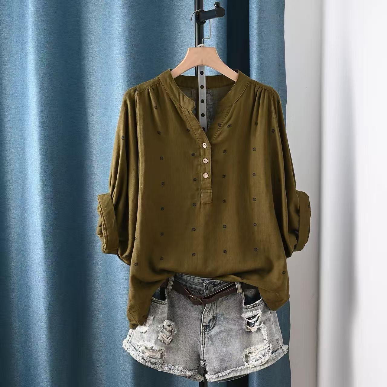 2026 Kadın bluzu Japon pamuk i - Summer Clothing Japan incelemesi ve fiyatı