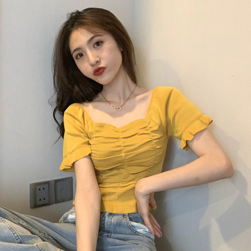 Örme Moda Bluz Kadın Fırfırlı  - Summer Clothing For Teens incelemesi ve fiyatı