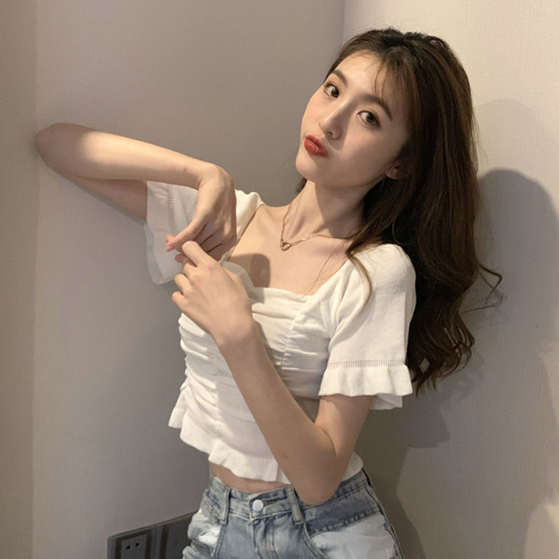 Örme Moda Bluz Kadın Fırfırlı  - Summer Clothing For Teens incelemesi ve fiyatı