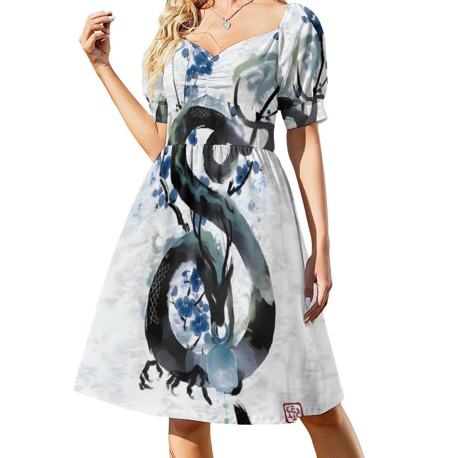 Japon Mavi Gece Ejderhası Müre - Summer Clothing Japan incelemesi ve fiyatı