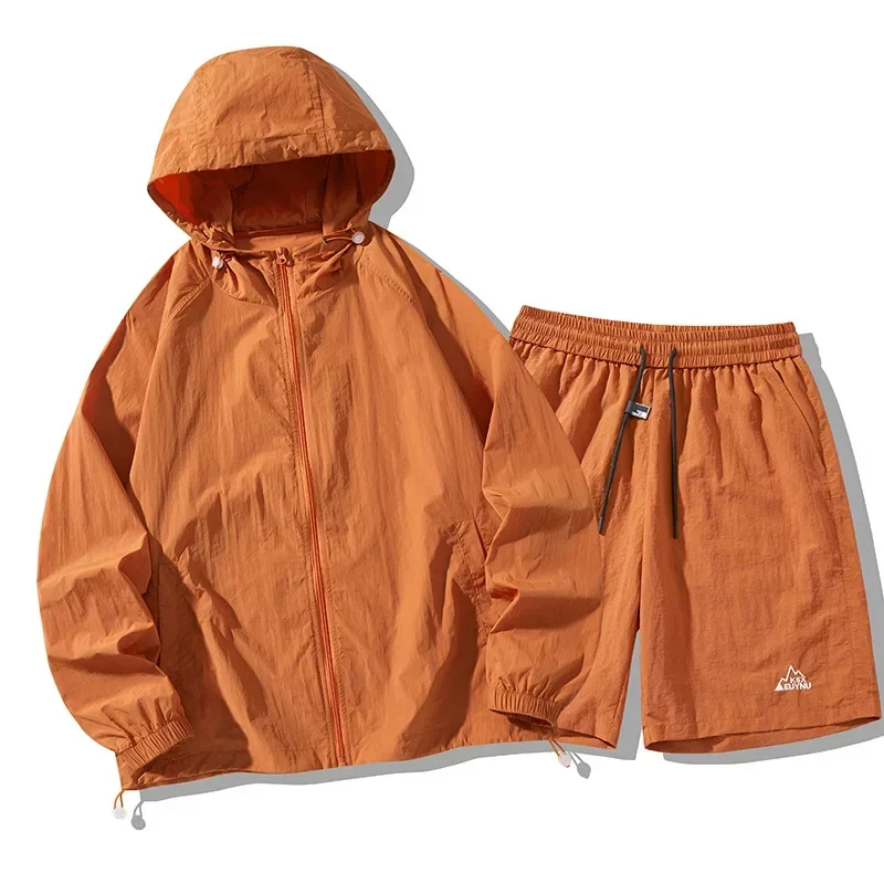 Buz ipek açık hava güneş koruy - Summer Clothing Sets Men incelemesi ve fiyatı
