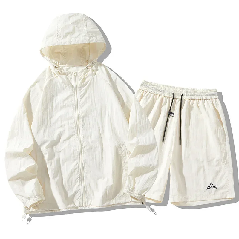 Buz ipek açık hava güneş koruy - Summer Clothing Sets Men incelemesi ve fiyatı
